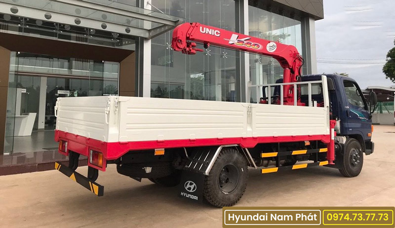 Xe tải Hyundai Mighty 110S Gắn Cẩu Unic 3 Tấn URV340